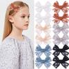 Cute Solid Lace Cutout Bowknot Hair Clips For Baby Girls Hairpin Barrettes Headwear Kids Hair Accessories