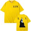 Rosalia Singer LUX New Album Graphic TShirt  Unisex Casual Short Sleeve Trendy Hip Hop Streetwear Men And Women Tshirt