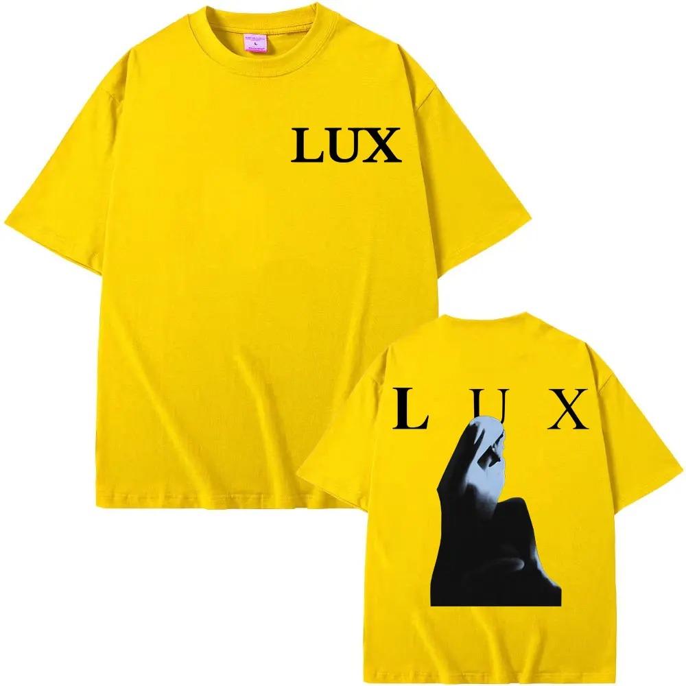 Rosalia Singer LUX New Album Graphic TShirt Unisex Casual Short Sleeve Trendy Hip Hop Streetwear Men And Women Tshirt
