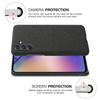 For Samsung Galaxy A55 5G Cloth+PC Phone Case Shockproof Slim Cell Phone Cover