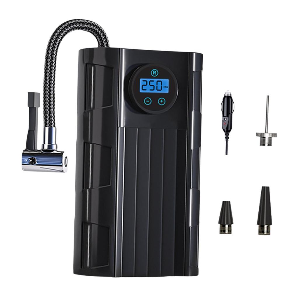 Car Tire Inflator Portable Air Compressors Stable Performance Auto Shut Off Air Pump for Tires for Bicycles Bike Ball