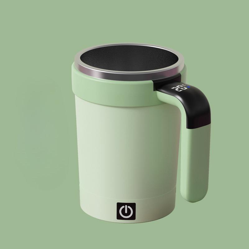 Smart Temperature Control Magnetic Auto Stirring Cup Electric Portable Coffee Mug Shaker Bottle Fitness Protein Mixer Cup