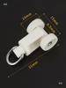 Curtain Track Accessories: Pulley Wheel, Straight & Curved Track Rollers, Buckle Rings, Guide Rails.