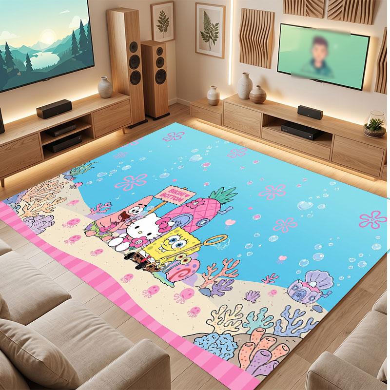 Hello Kitty Rug Soft Thick Non Slip Floor Carpet for Bedroom Living Room Home Decor