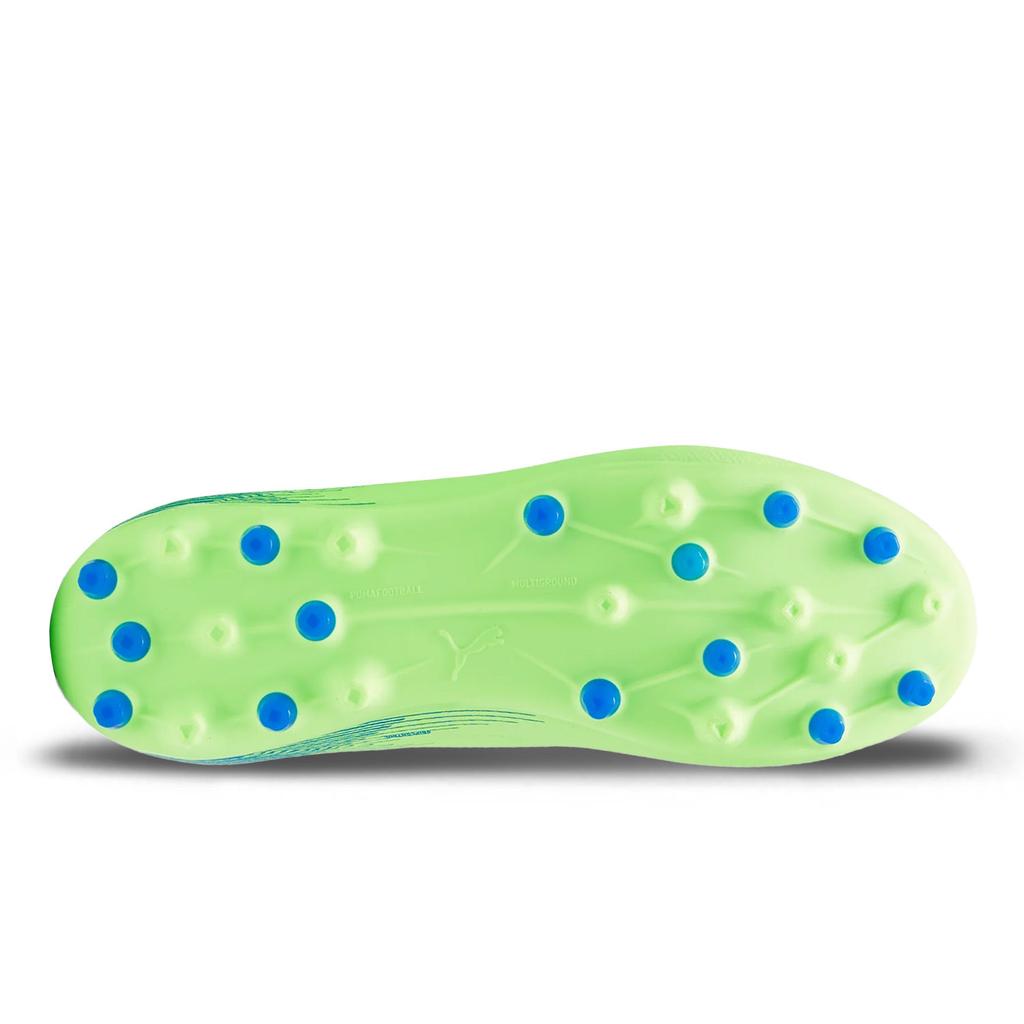 Puma Ultra 5 Match Comfortable Simple Durable Mid-Top Kids Soccer Shoes Kids Soccer Shoes Green 107900-03