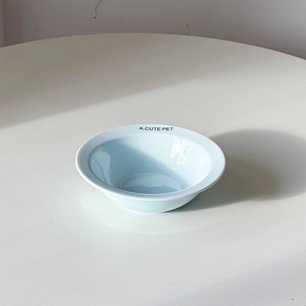 Food Dispenser Ceramic Cat Bowl Wooden Creative Pet High Foot Bowl Non-slip Cute Dog Food Feeding Basin Water Container