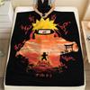 Naruto Naruto Anime Character Pattern Flannel Blanket, High Quality Comfortable for All Seasons, Home Decor, Warmth and Comfort, Perfect for Gifts.