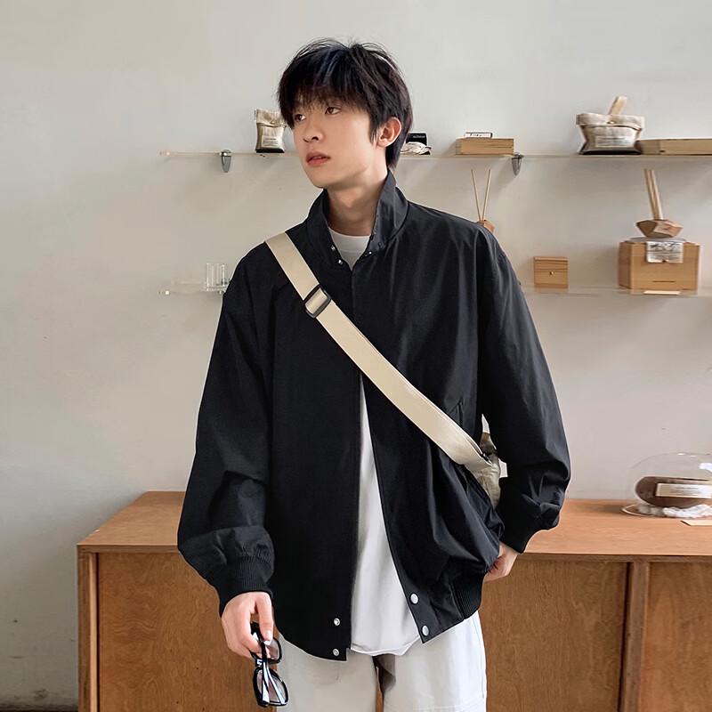 Wassup Sohot Men's Stand Collar Casual Jacket