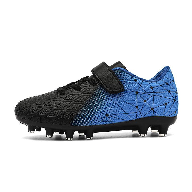 Boys and girls broken nails Velcro football shoes professional training sneakers student long nails sneakers size 29-39