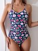 Floral One-Piece Slimming Fashion Women's Bikini Swimsuit