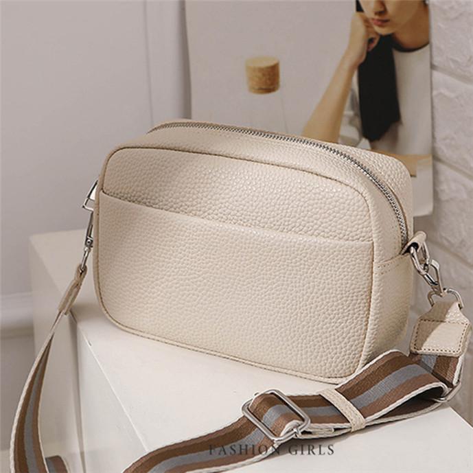 Wide Strap Women Crossbody Bags Ladies Handbags Square Bags Shoulder Sling Bags for Femele