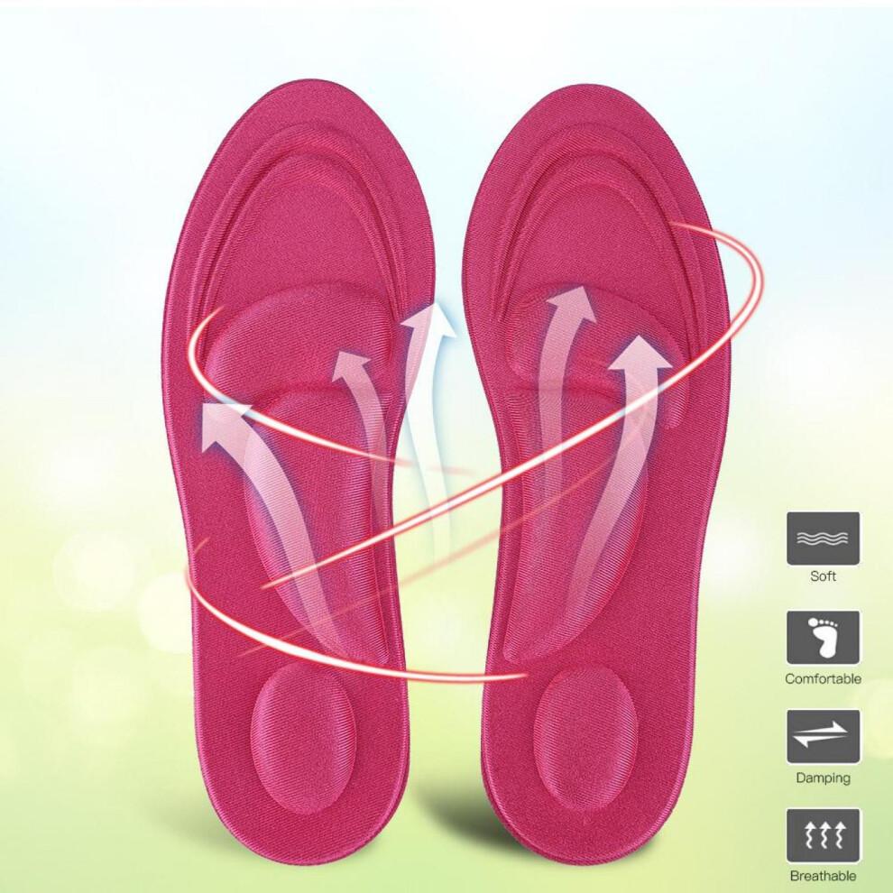 1Pair Memory Foam Insole Pads, Orthotic Insoles Flat Feet Arch Support Comfort Memory Insole Shoe Pad for Men & Women