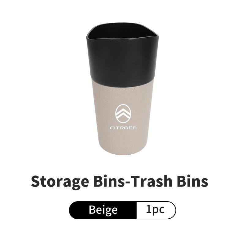 Car Rubbish Bin Trash Can Cup-shaped Bucket Storage Box For Citroen C4 C3 C5 C1 C2 VTS Berlingo Celysee Xsara Picasso Aircross