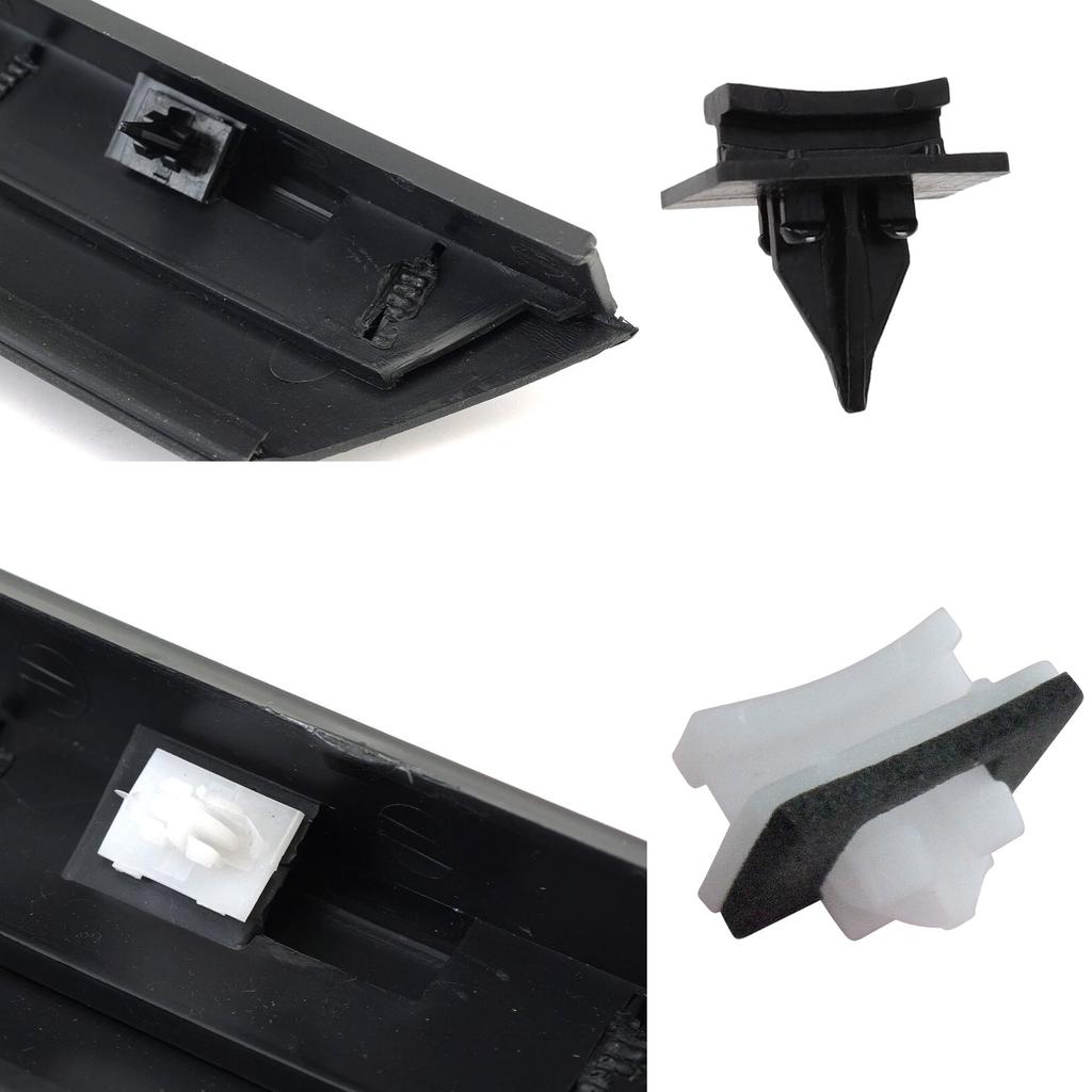 YC15B03180BB 4069907 For Ford Transit 8pcs Front Windscreen A Pillar Side Trim Clips Windshield Bezels Strips Mounting Clips