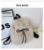 Cute Cartoon Plush Handbag: New 2020 Furry Shoulder Crossbody Bag for Autumn and Winter.
