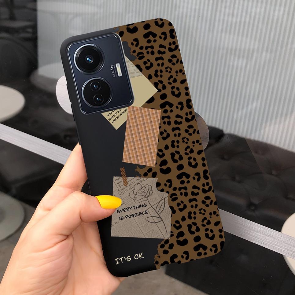 Cute Animal Cartoon Case For Vivo Y55 4G 5G Cases Luxury Silicone Cover For Vivo Y75 4G 5G Fundas Silicone Cool Style Bumper