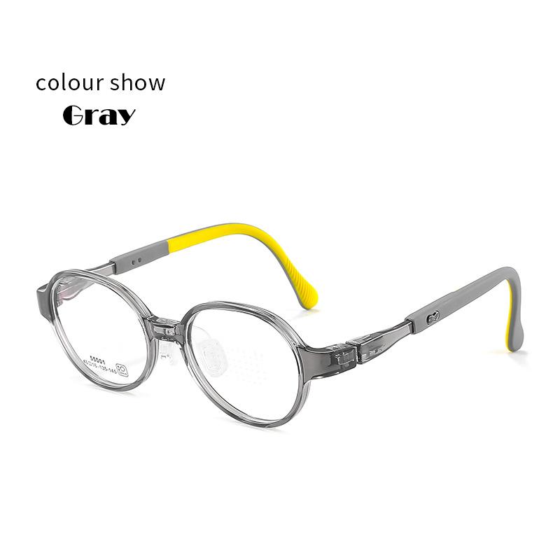 

Fashion Round Soft Silicone Children Small Frame Prescription Glasses Anti Blue Light Girl Boy Myopia Astigmatism Custom Eyewear