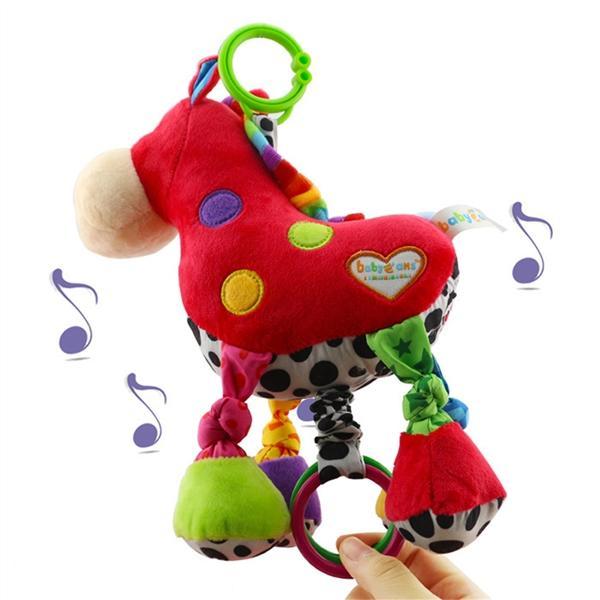 Buy Infant Baby Musical Toys Cute Plush Donkey for Pushchair Pram Car