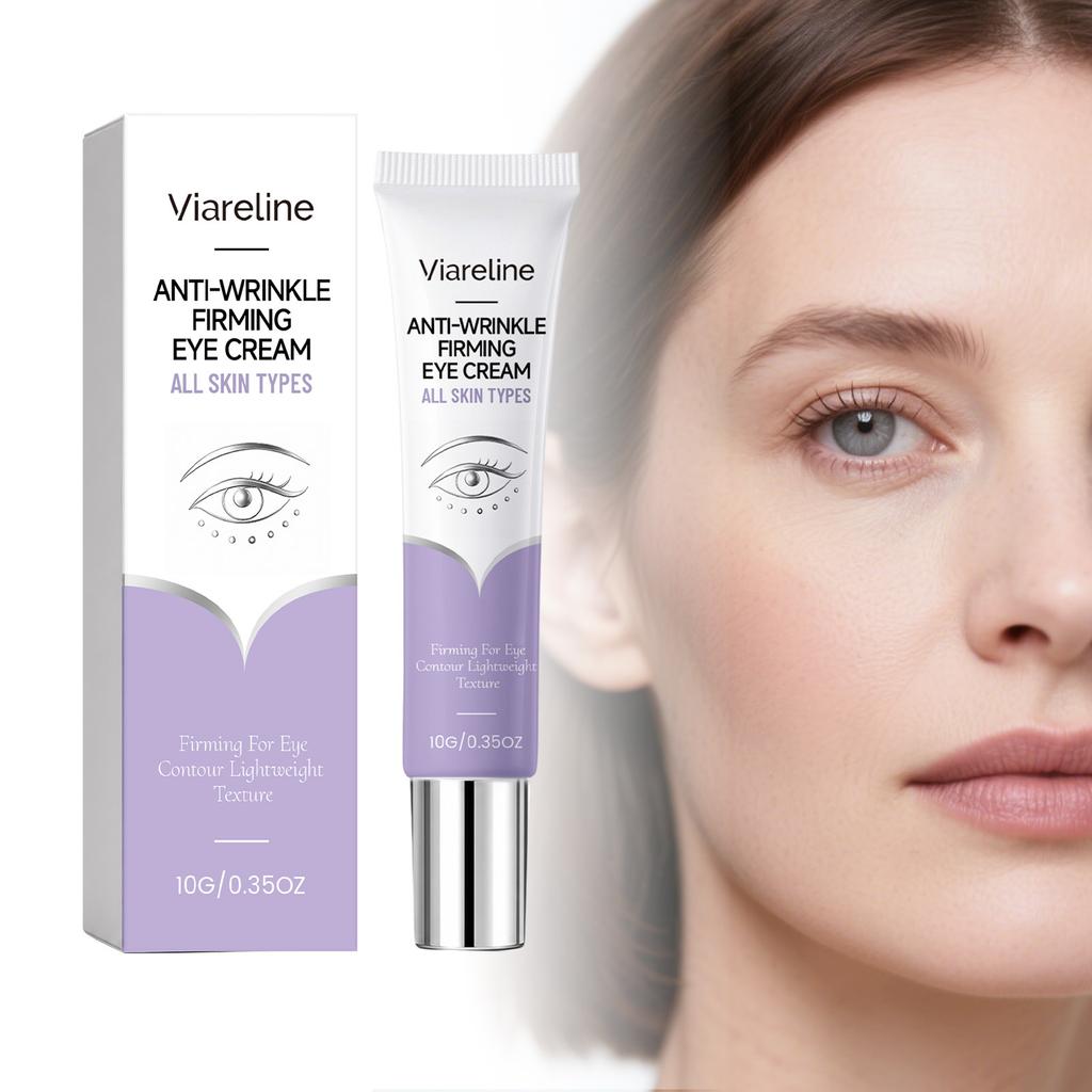 VIARELINE Feuchtigkeitsspendende Augencreme Glättet die Textur der Augenpartie Feuchtigkeitsspendend Straffend 10ml