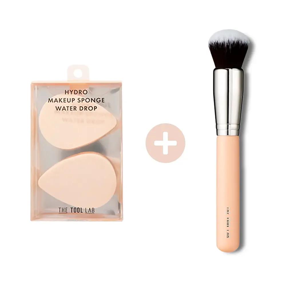 THE TOOL LAB Set 3 Type (105 Foundation Brush/The Style Lash/Hydro Sponge)