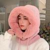 Plush Winter Hat For Women With Windproof Design And Ear Protection For Outdoor Activities