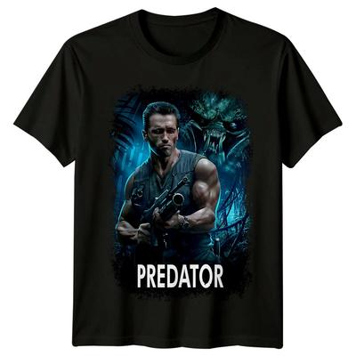 Predator (1987) Movie Poster Inspired T-Shirt Retro 80s Tee Unisex