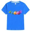 100% Cotton Sunny Bunnies Children's T-shirt Cute Rabbit Cartoon Print Girls Tops Boys Tees Fashion Kids Summer Clothes Short Sleeve  Anime T-shirt