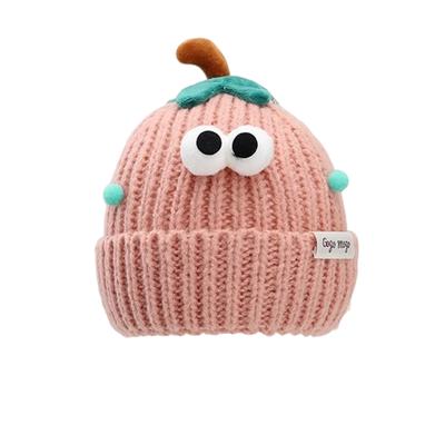 Winter Warm Children Beanies Thicken Woolen Kids Crochet Bonnet 1-5 Years Boys Girls Pullover Cap Hat Cute Baby Knitted Hat