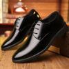 Men Asual Leather Shoes Classic Black Business Dress Shoes Fashion Office Leather Footwear Luxury Wedding Shoes for Men Zapatos