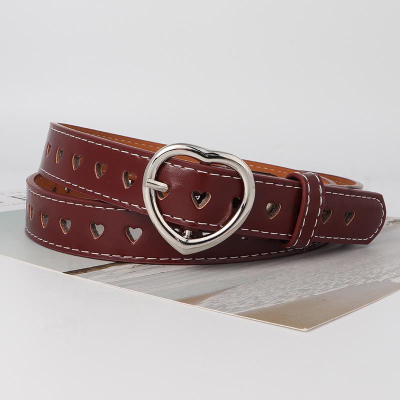 

Пряжка для ремня Любовь Простая Универсальная Полая Модная Персонализированный Джинсовый Ремень Женский