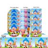Circus Theme Clown Birthday Party Decoration Tableware Cup Plate Balloon Backdrop Baby Shower Kids Birthday Party Supplies Toy