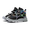 LiNing Fleece Lined Warm Non-Slip Mid-Top Outdoor Functional Shoes Kids shoes Black Purple YKES006-1