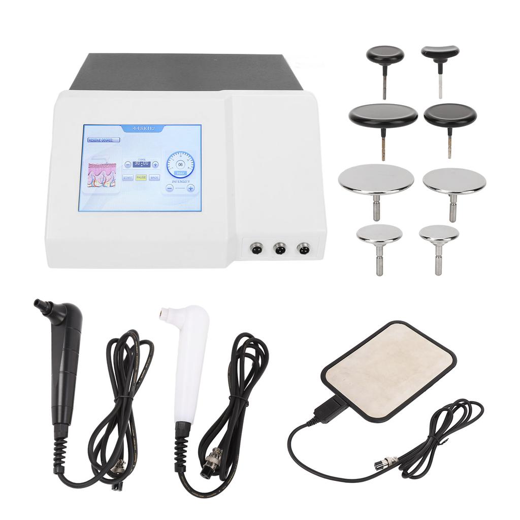 RF Beauty Cavitation Machine Pain Reduce Age Control Fat Dissolving Skin Care Device for Face Body 110‑240V US Plug