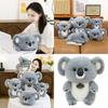 Cute Cartoon Gray Koala Plush Doll Children Toy For Kids Gift And Zoo Souvenir
