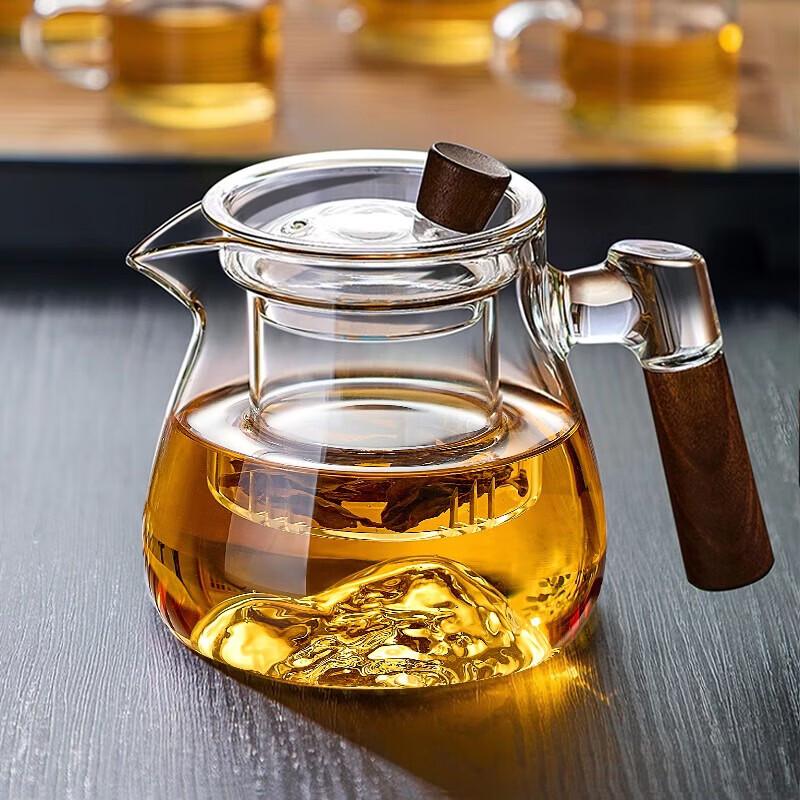 YIHUTEA High Borosilicate Glass Tea Infuser Pot