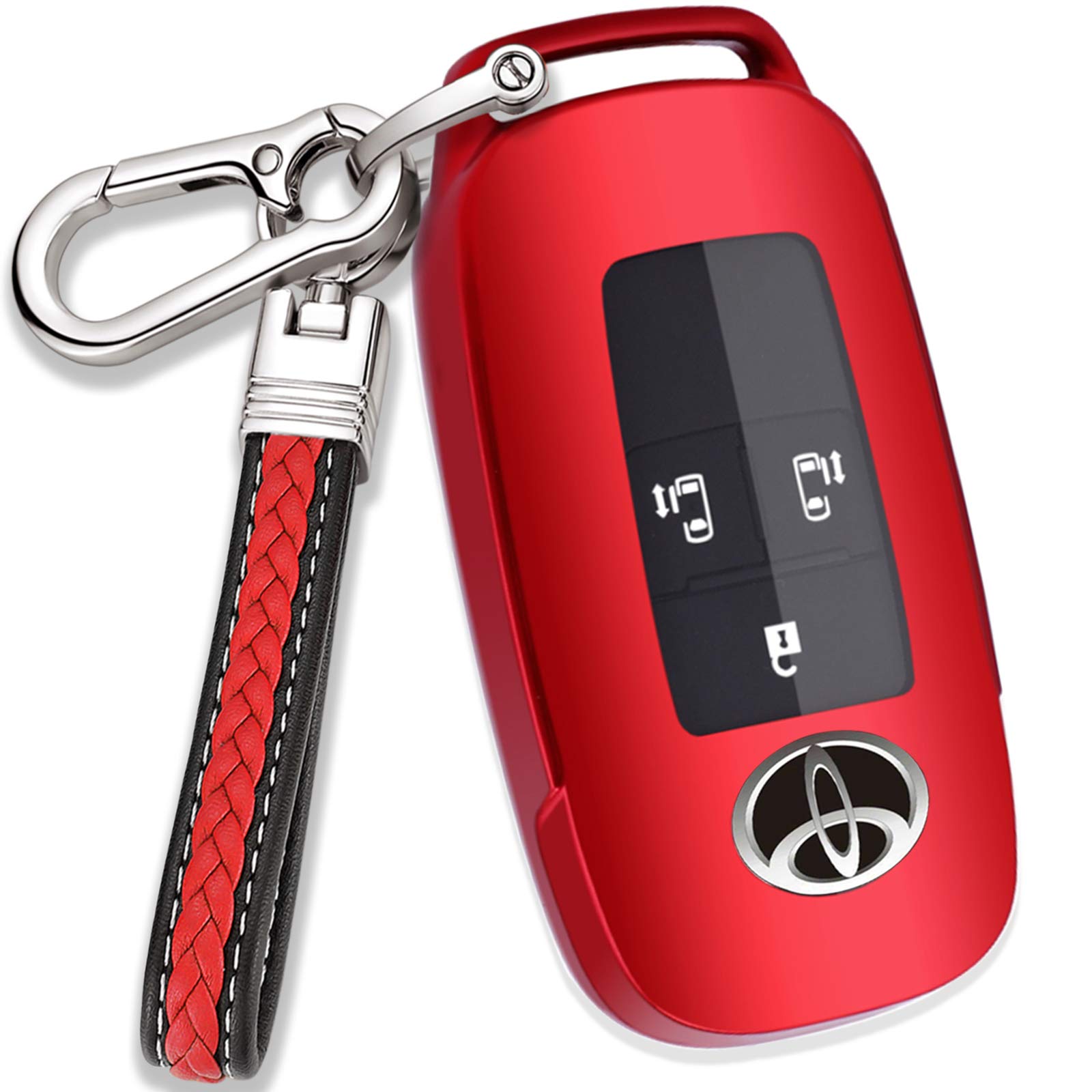 

XRise: Intelligent Key Case Suitable for Toyota Daihatsu, TOYOTA Daihatsu Rise RAIZE Daihatsu Rocky красный