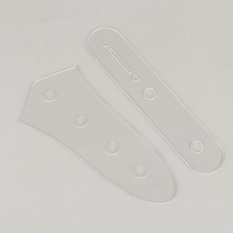 1 Piece Acrylic Wiring Harnesses Template Display Plate For St/Lp/Tl/Jazz Electric Guitar Bass