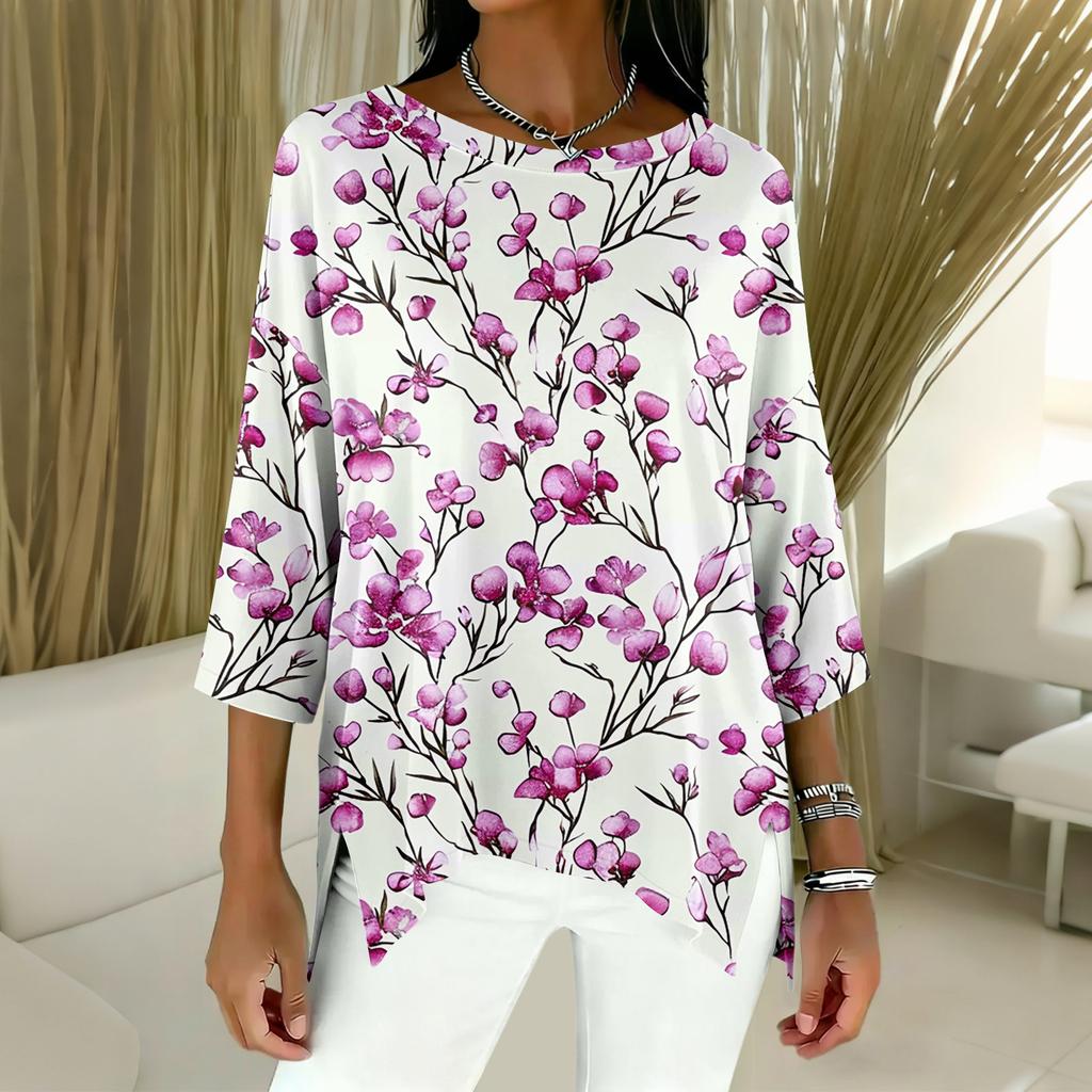 Women's 3/4 Sleeve Shirts Graphic Tees Shirts Casual Basic Tops Pullovers