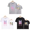 Bts Graphic Printed Modal Tee Oversized Streetwear Shirt For Kpop Fans Summer Casual