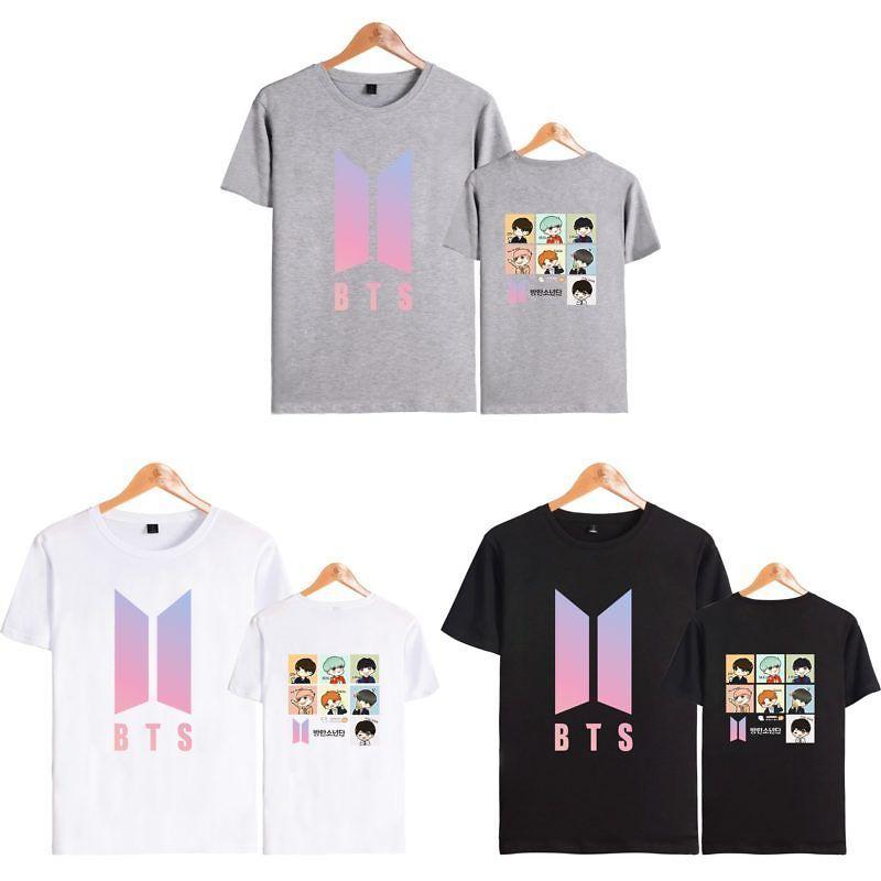 Bts Graphic Printed Modal Tee Oversized Streetwear Shirt For Kpop Fans Summer Casual
