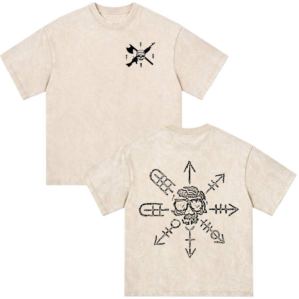 Forward Observations Group Medium Guns Pin Up Vintage Washed Tshirts Unisexs Unisex Fashion Gothic Short Sleeve T Shirt Streetwear