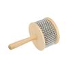 Wooden Cabasa Steel Ball Hand Cranked Toy Portable Children Teaching Musical InstrumentLarge