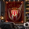 Wall Hanging Tapestry Monaco FC Print Cloth for Living Room Bedroom Home Decor