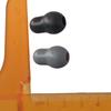 4Pcs Comfortable Fit Silicone Silicone Ear Tips Gray Black Stethoscope Ear Pieces