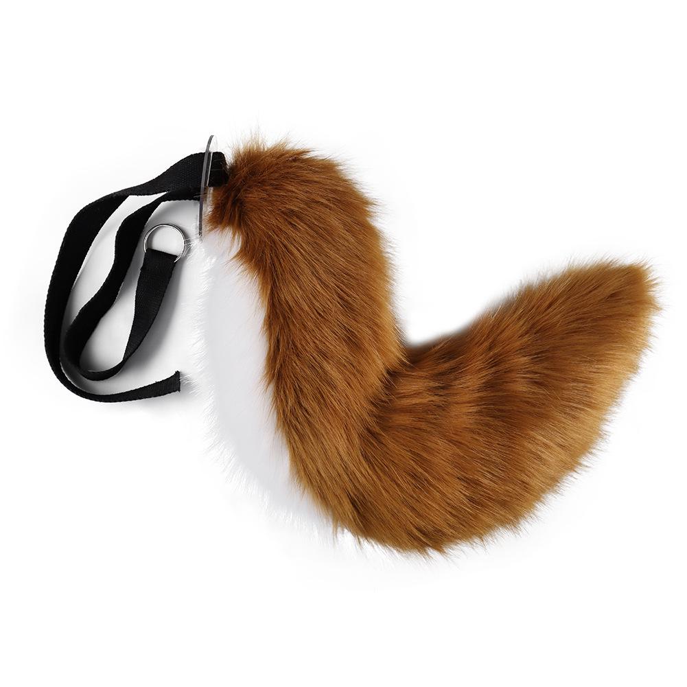 Set Fascia con Orecchie di Volpe e Coda Fatto a Mano - Carino Accessorio Cosplay per Tamamo-no-Mae