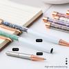 Smooth Writing Gemstones Oil Pen for Office School Students Writing Gift 0.5mm Medium Point Metal Ball Pen Ballpoint Pen