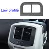 Stainless Steel Gear Box Panel Cover Brushed Black Door Audio Speak Sound Trim Frame For Volkswagen VW T-cross Tcross -
