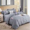 Luxury King Queen Size Bed Duvet Coat Sheet Quilt Cover Set Thickened Pure Cotton Brushed Bedding Four-piece Set