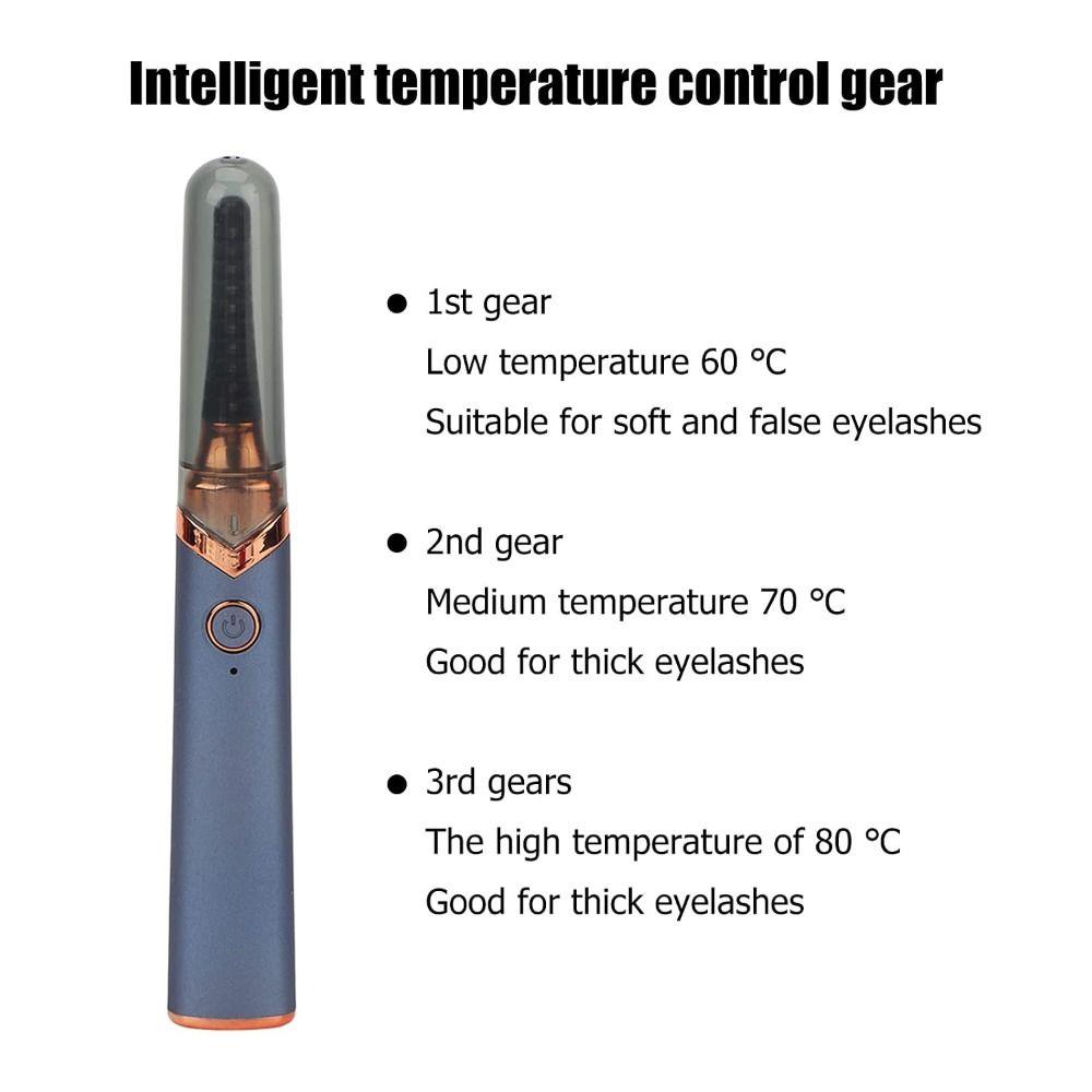 Rechargeable Heated Eyelash Curler Eyelash Styler Quick Heating Lash Curler  Makeup Tool