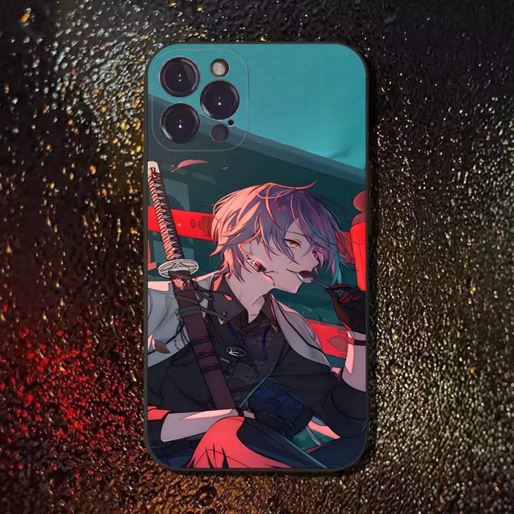 Kamishiro Rui Project Cool Phone Case For iPhone 11,12,13,14,15,16,17,Pro,Max,Plus,E,SE4,Air,Mini Black Soft Cover